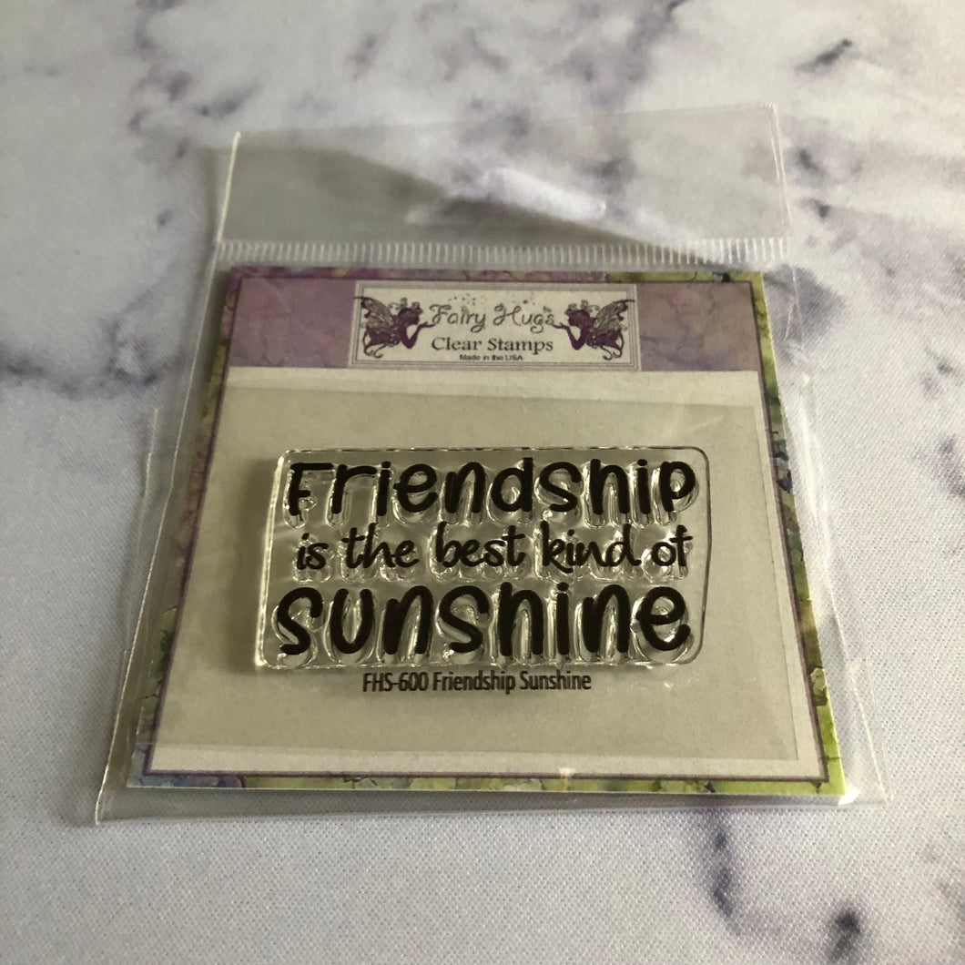 Fairy Hugs Stamps - Friendship Sunshine