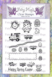 Fairy Hugs Stamps - Easter Train Set
