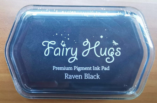 Fairy Hugs - Premium Pigment Ink Pad - Raven Black - Fairy Hugs