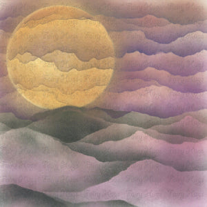 Fairy Hugs - Fairy-Scapes - 6" x 6" - Purple Glow Sphere - Fairy Hugs