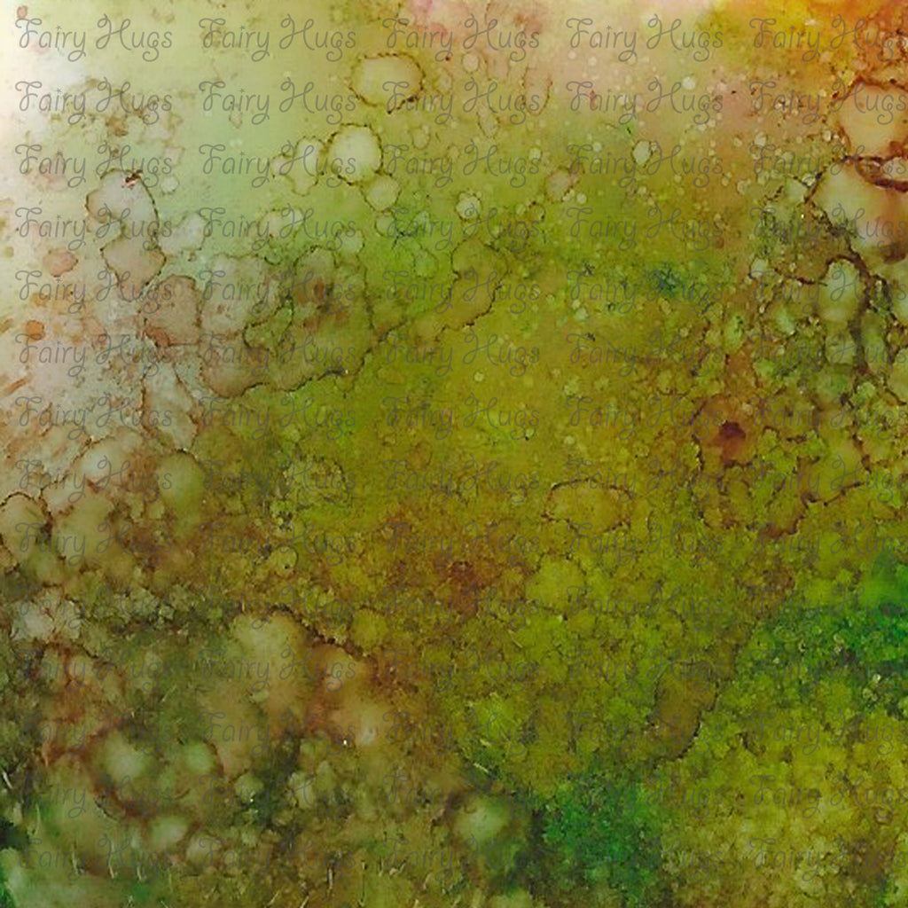 Fairy Hugs - Fairy-Scapes - 6" x 6" - Green Meadow - Fairy Hugs