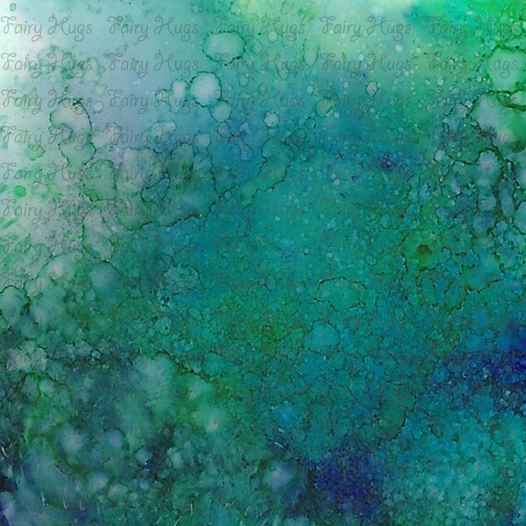 Fairy Hugs - Fairy-Scapes - 6" x 6" - Under The Sea - Fairy Hugs