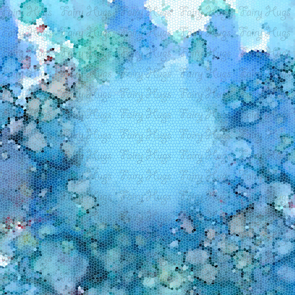 Fairy Hugs - Fairy-Scapes - 6" x 6" - Coral Reef - Fairy Hugs
