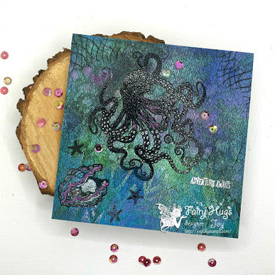 Fairy Hugs - Fairy-Scapes - 6" x 6" - Fairy Wings - Fairy Hugs