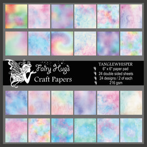 Fairy Hugs - 6" x 6" Paper Pad - Tanglewhisper