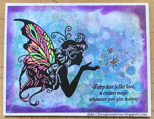Fairy Hugs Stamps - Kissing Fairy - Fairy Hugs
